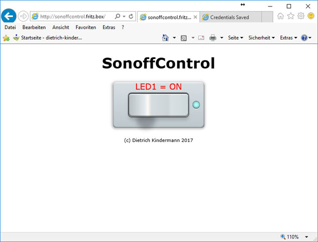 SonoffControl (Version 2)