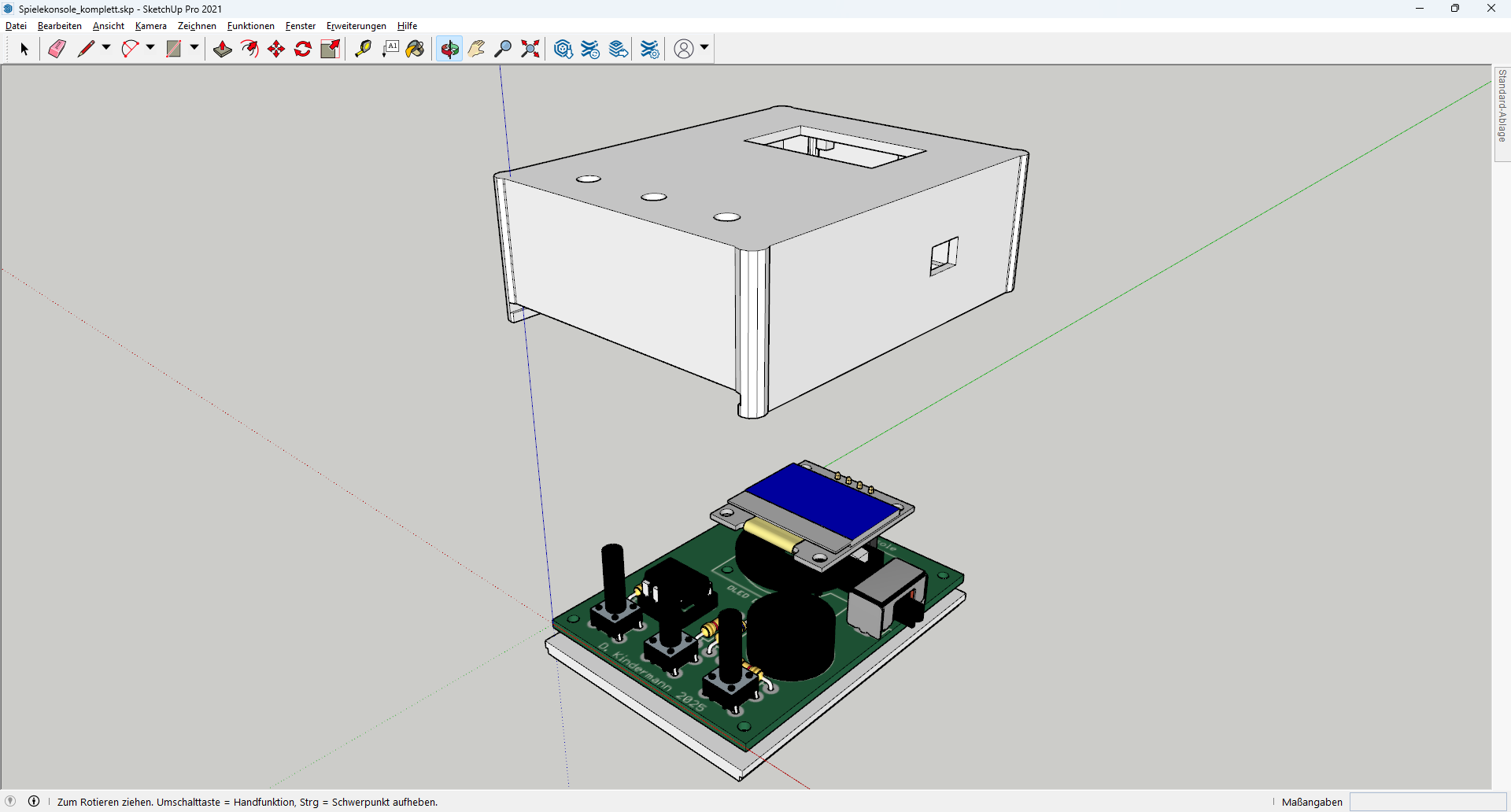 Spielkonsole Sketchup