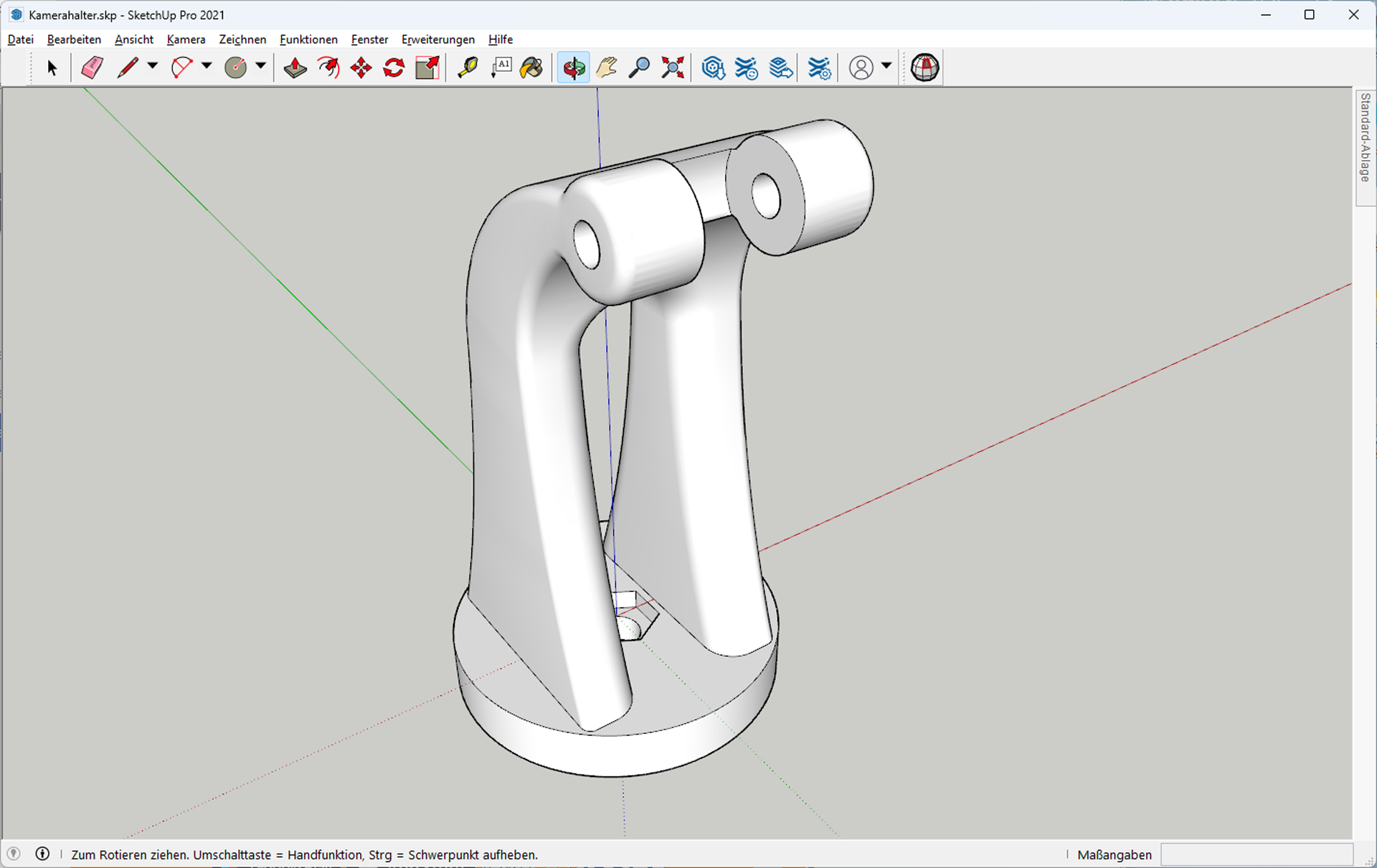 Kamerahalter in Sketchup