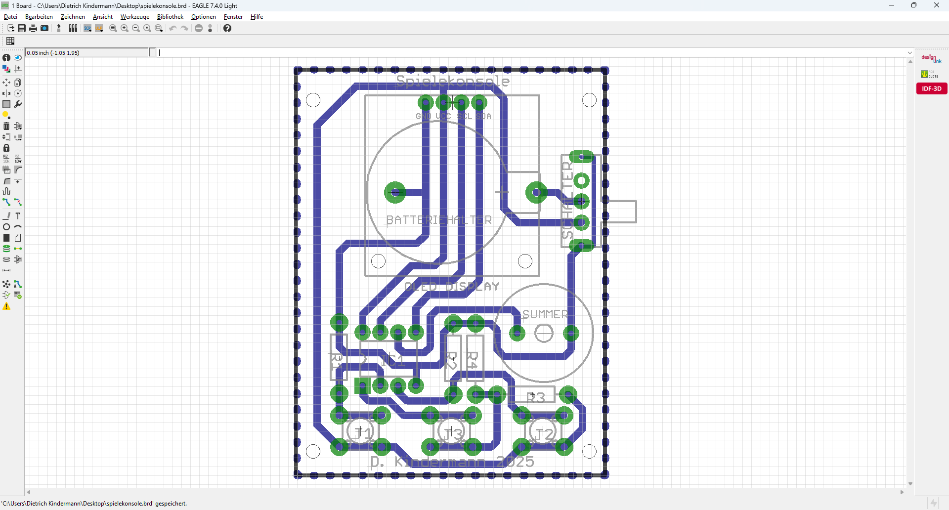 Spielekonsole Board