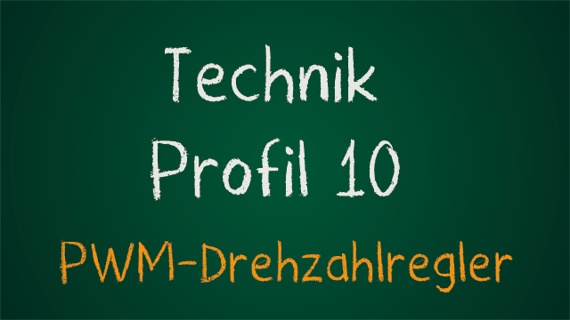 PWM-Drehzahlregler
